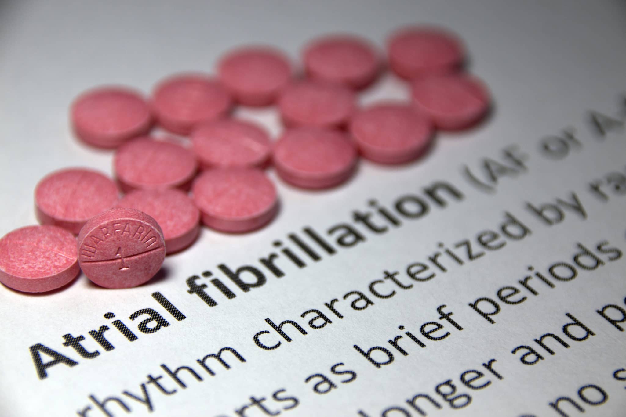 Warfarin (generic name) is an anticoagulant used to prevent the formation of blood clots in the blood vessels and their migration elsewhere in the body. Warfarin is commonly prescribed for treatment of atrial fibrillation.